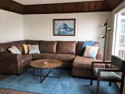 Cozy Ocean View Living Room